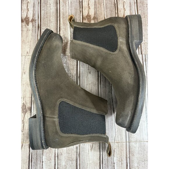 Frye Conway Suede Leather Chelsea Boots Size 10.5 Color Grey Brand New Mspr $328 - Picture 5 of 8